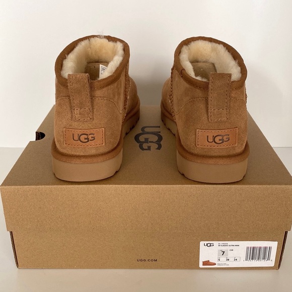 Ugg Classic Ultra Mini Boots Chestnut - Picture 11 of 14